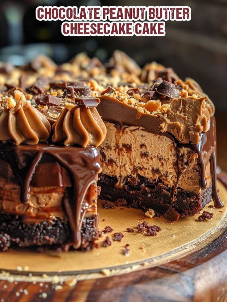 Chocolate Peanut Butter Cheesecake