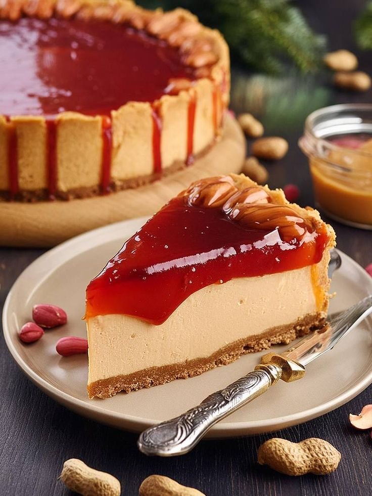 Peanut Butter and Jelly Cheesecake