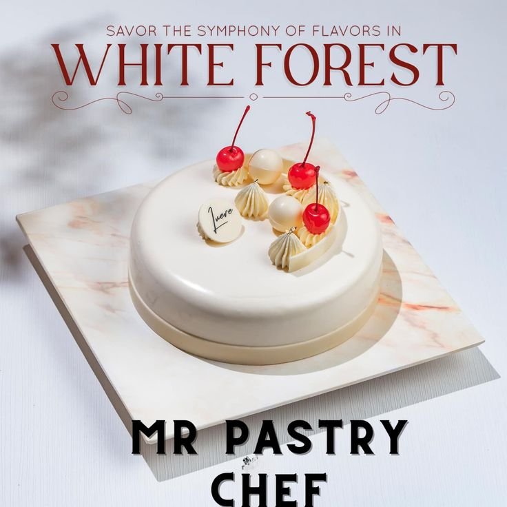 White Forest Cake
