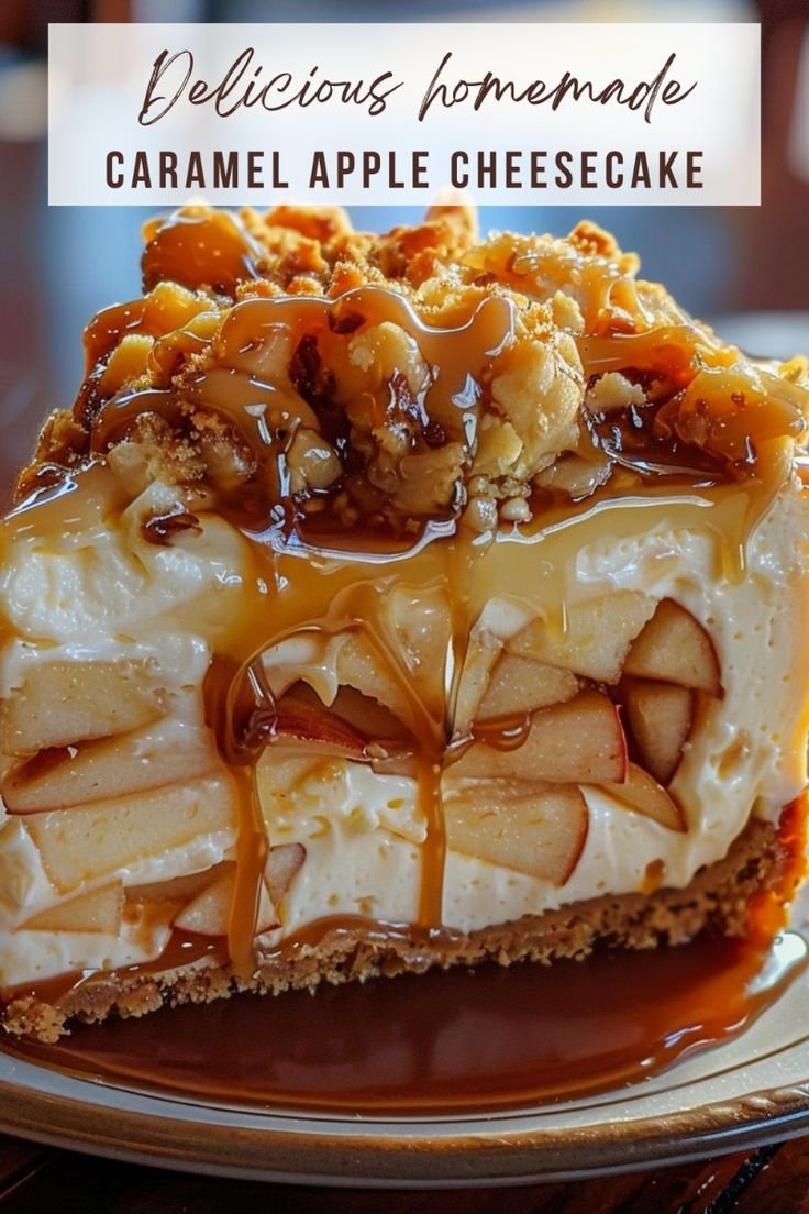 Caramel Apple Cheesecake