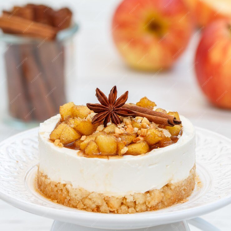 Caramel Apple Cheesecake