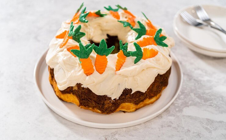 Carrot Cake Donuts with Cream Cheese Icing