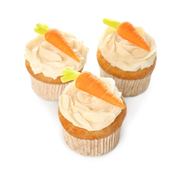 Carrot Cake Muffins with Cream Cheese Icing
