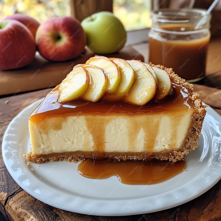 Caramel Apple Cheesecake