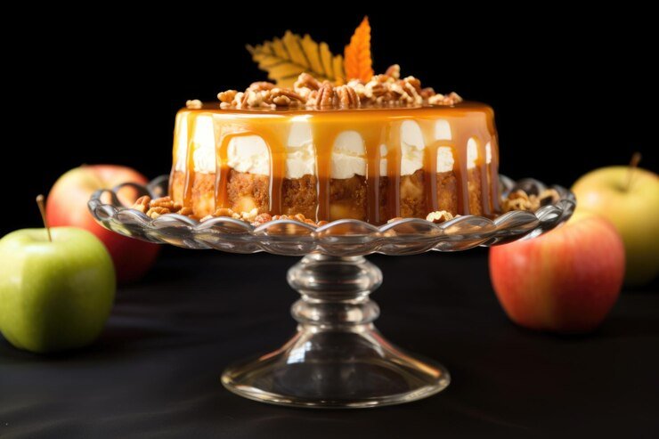 Caramel Apple Cheesecake