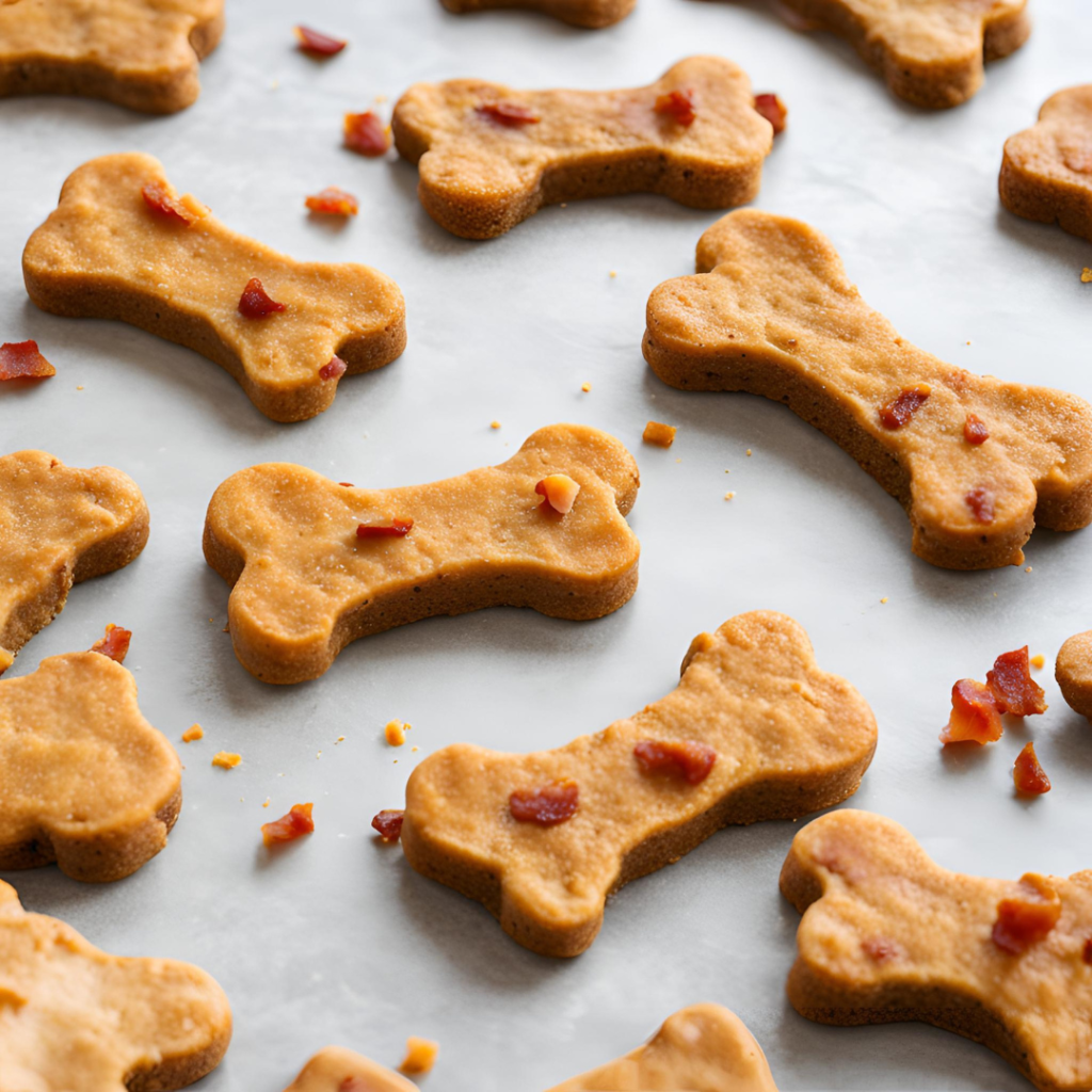 Homemade Bacon Cheddar Dog Treats