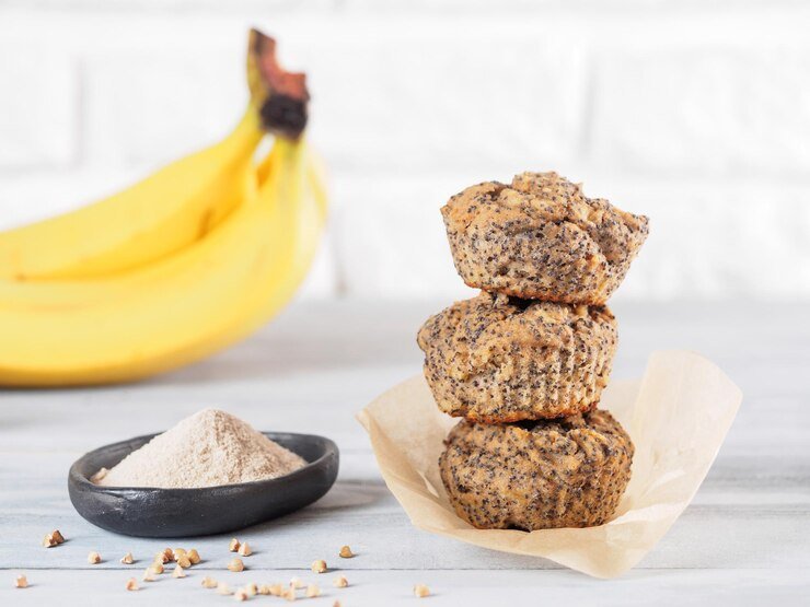 Vegan Banana Nut Muffins Recipe