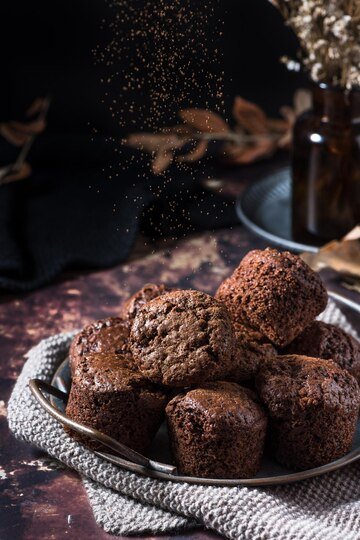 Decadent Flourless Chocolate Muffins