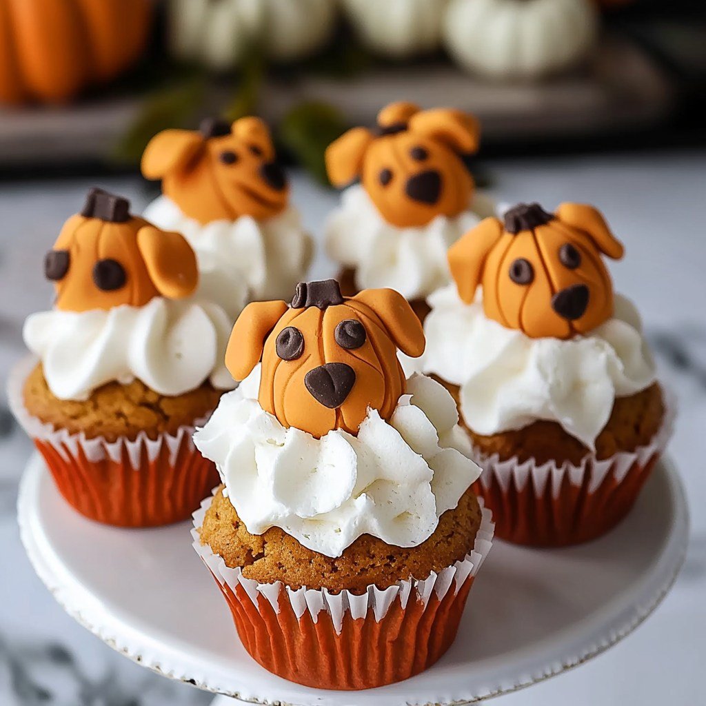 Pumpkin Dog Cupcake