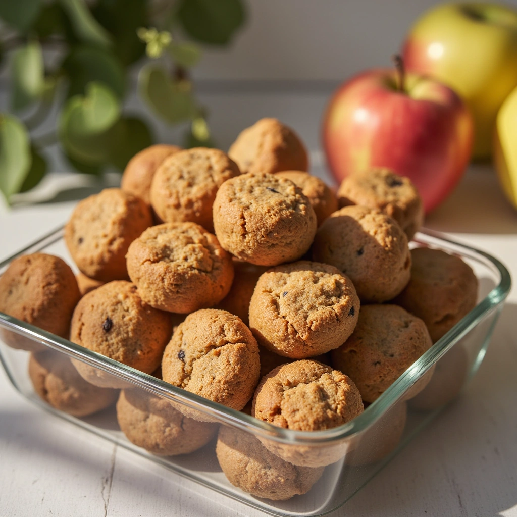 Basic Ingredients for Apple Oat Dog Treats