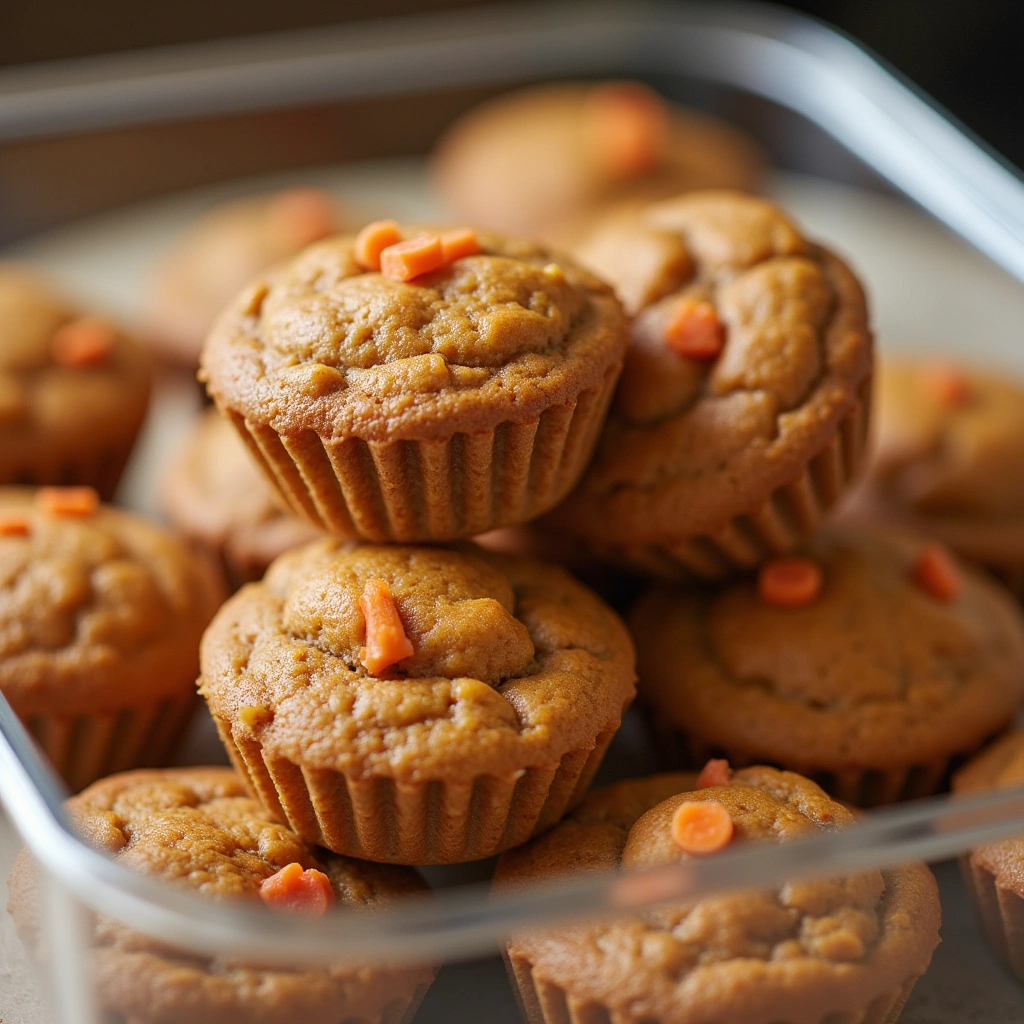 Pumpkin & Carrot Dog Cupcakes: A Fiber Boost
